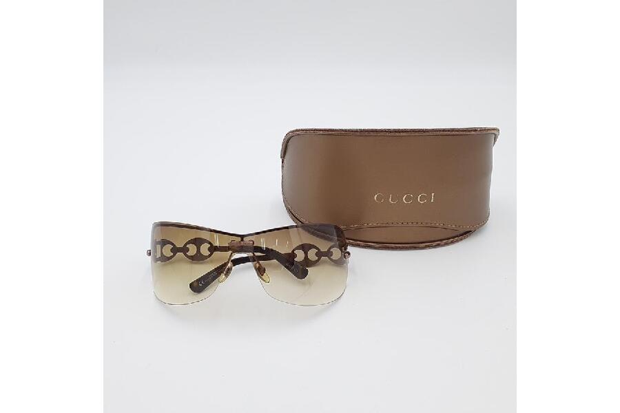 GUCCI ブラウンフレーム サングラス　レディース GUCCI ブラウンセルフフレームの洗練サングラス！ #入荷しました