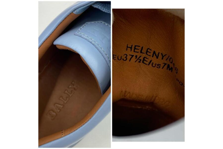 美品】BALLYバリーのライトブルーレディーススニーカー #入荷しました