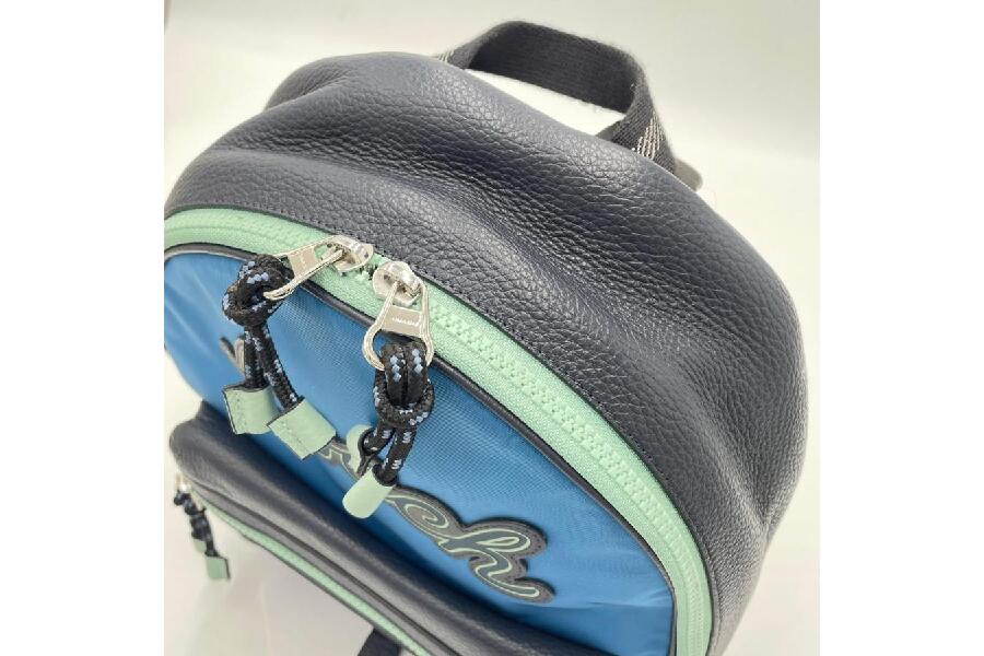 COACH コーチ F76647(アウトレット) レザー ブルー系バックパックのご