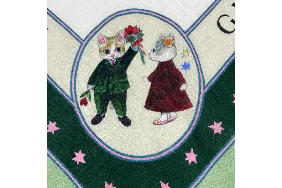 GUCCI限定 ヒグチユウコのグリーンハンカチ のご紹介！｜2026年03月09