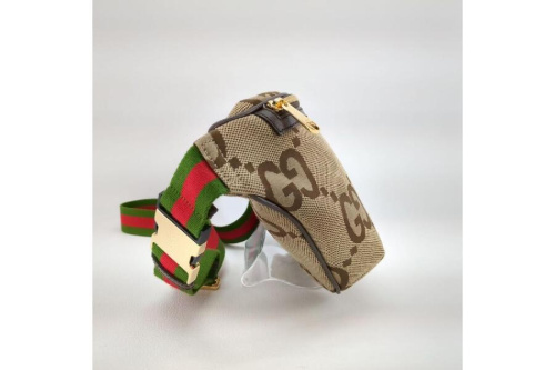未使用同等】GUCCI グッチ ベルトバッグ ジャンボGG キャンバス