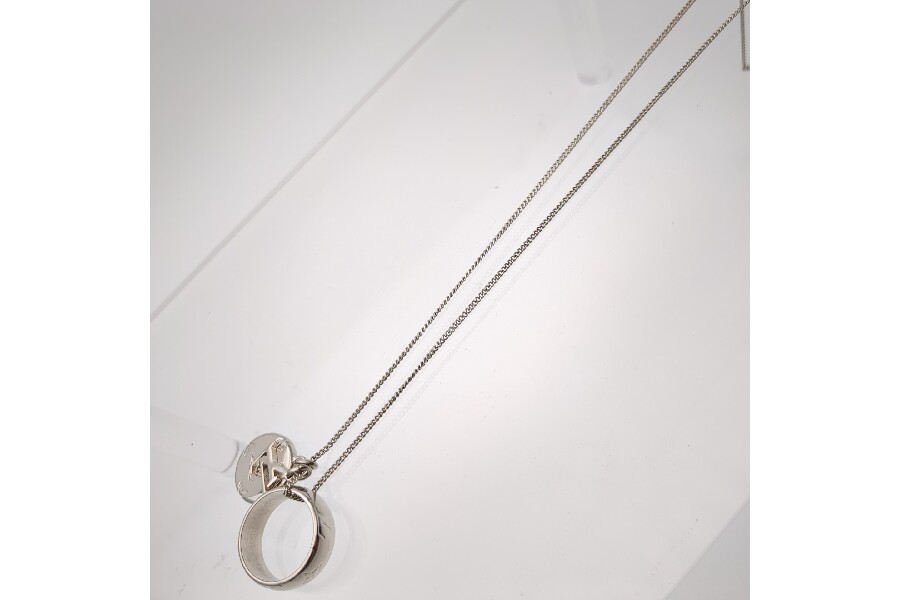 ルイヴィトン リングネックレスモノグラム M62485 布袋 箱 LOUIS