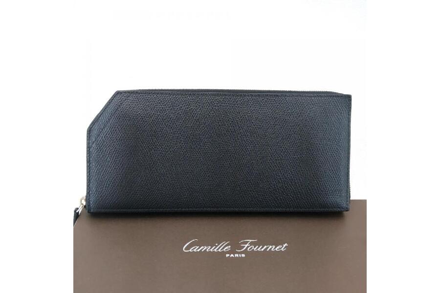 小銭入れは使っていませんでしたカミーユフォルネ 長財布 小銭入れ付き 旧ロゴ Camille Fournet