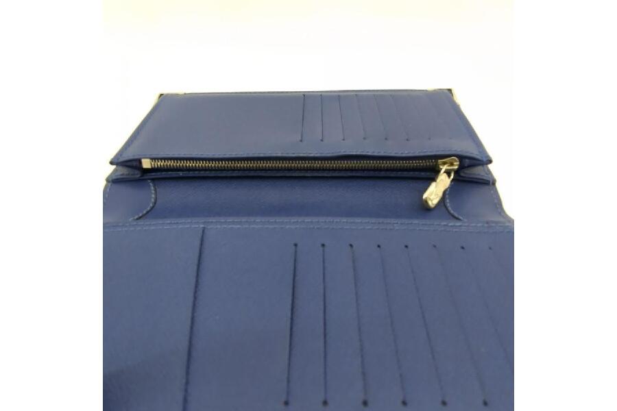 【竜リコ】タイガラマ ブラザ 長財布 ブルー ビジネス メンズ LOUIS VUITTON - ⭐️ 極美品 ルイ・ヴィトン タイガラマ ブラザ