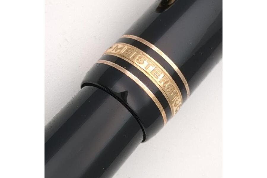 美品 モンブラン 万年筆 マイスターシュテュック 14K #146 MONTBLANC マイスターシュテュック 146 万年筆 14k全金 中古