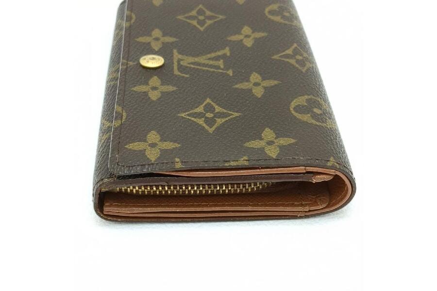 ルイヴィトン 二つ折り財布 ポルトネビエトレゾール モノグラム M61730