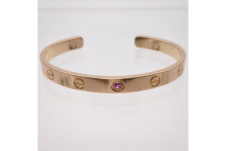 Cartier カルティエ　バングル　ブレスレット　腕輪 カルティエ バングル ブレスレット オープンラブ サイズ17表記