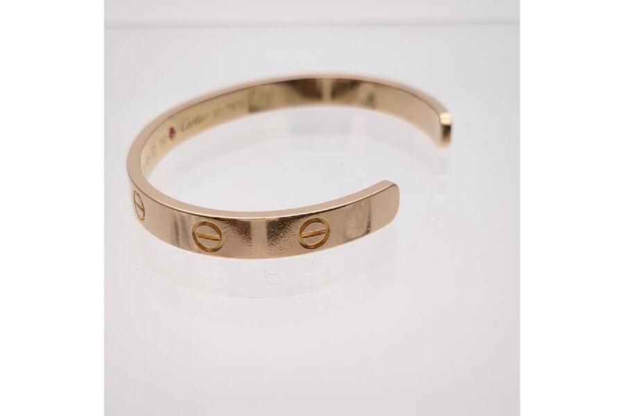 Cartier カルティエ　バングル　ブレスレット　腕輪 カルティエ CARTIER ラブブレス SM ＃16 ドライバー付き