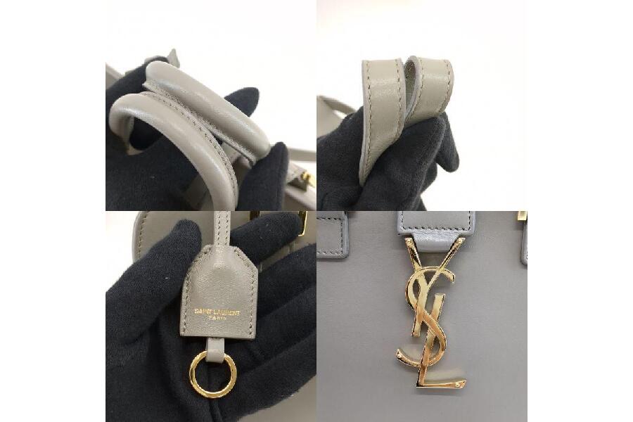 サンローラン 2WAYショルダーバッグ ハンドバッグ ベイビーカバス