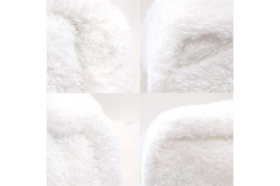 美品 プラダ トートバッグ テリー ホワイト パイル地 1BG130 G 美品 プラダ トートバッグ テリー ホワイト パイル地 1BG130 G