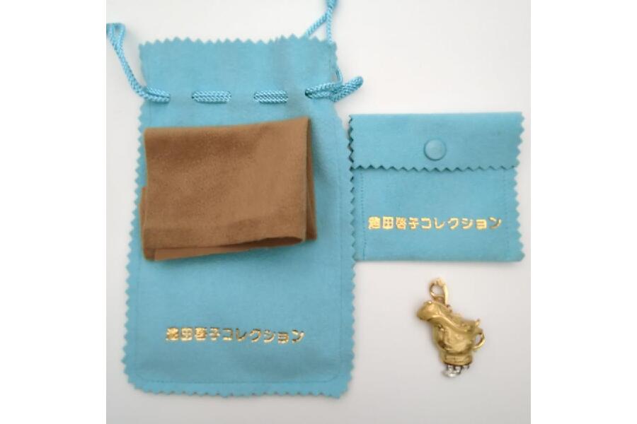 池田啓子 AKコレクション イヤリング K18 5.9g ルビー スクエア