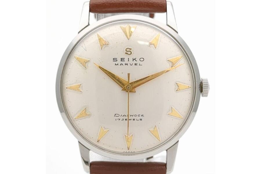 SEIKO Marvel セイコー DIASHOCK 17JEWELS 17石 手巻き 稼働品の