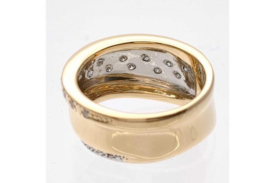 石川暢子 リング 指輪 約5.5号 K18×Pt900 日本人作家ジュエリー NOBUKO