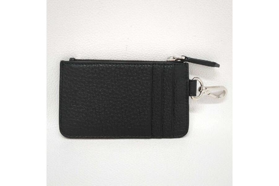 美品 フェンディ カードケース ブラック 7M0343AJJ1 FFロゴ 箱付