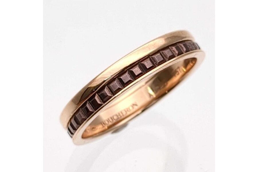 ブシュロン キャトルクラシックリング Au750 4.3g T57 16.5号 K18 指輪