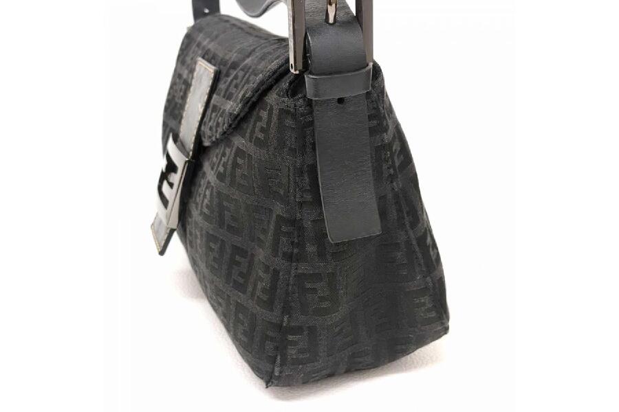 ♦【希少】FENDI フェンディ ハラコ ショルダーバッグ ブラック フェンディ ワンショルダーバッグ ミニバッグ ハンドバッグ