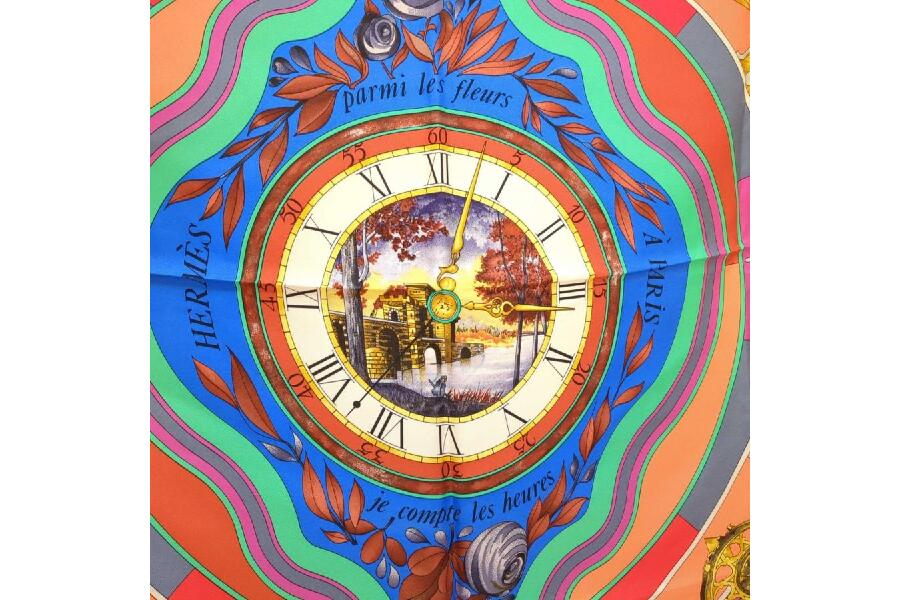☘️新品未開封☘️ HERMES カレ90　世界の中心軸　 ピンクサーモン HERMES エルメス スカーフ カレ 90 大判スカーフ Axis Mundi