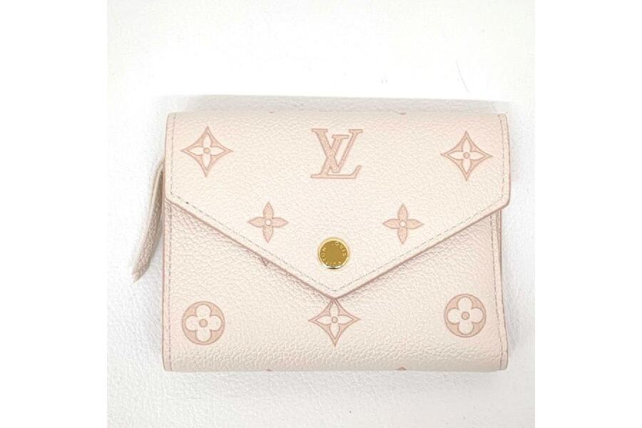 春カラー♪LV ポルトフォイユ ヴィクトリーヌ バイザプール 財布 ルイヴィトン 三つ折り財布 ポルトフォイユヴィクトリーヌ バイ