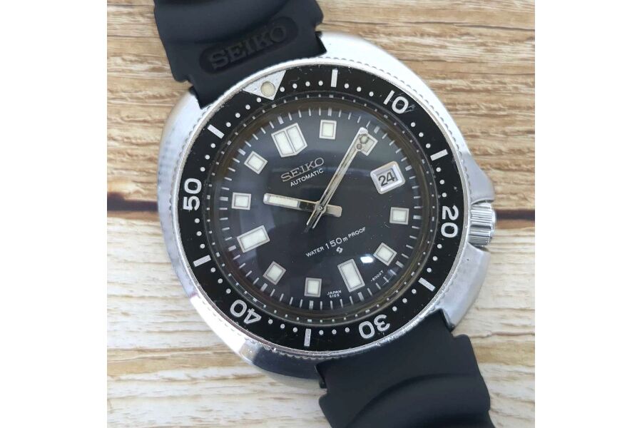 稼働SEIKO セカンドダイバー デイト6105-8110 メンズ 自動巻き SEIKO 【SEIKO】セイコー セカンド ダイバー 後期型 デイト 6105