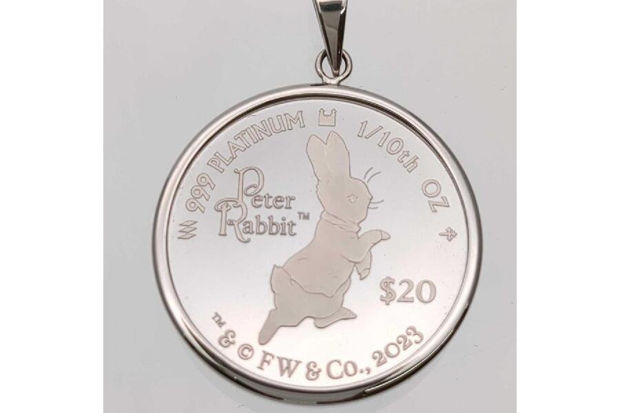 ピーターラビット120周年記念プラチナコイン：希少な逸品 #入荷