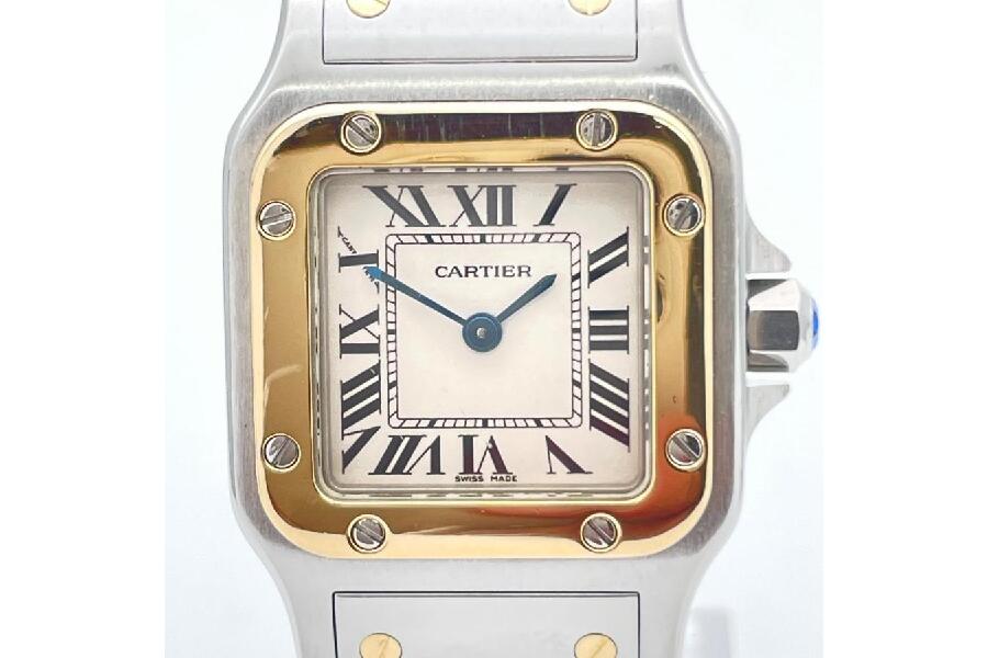 Cartier レディース 時計 楽天市場】【中古】 カルティエ サントス ガルベ SM ヨーロッパ限定