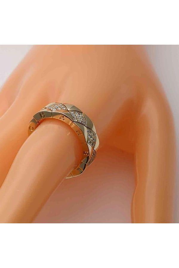 シャネル輝くマトラッセリング 16号 K18ゴールドの魅力 #入荷しました