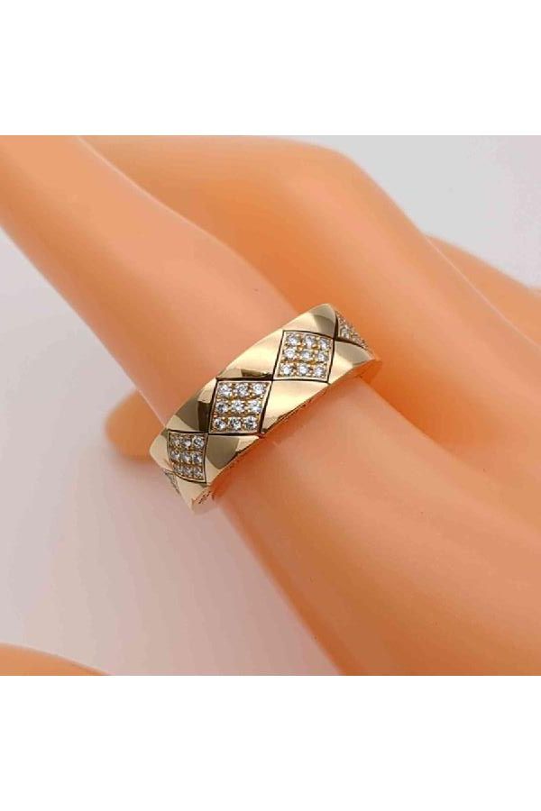 シャネル輝くマトラッセリング 16号 K18ゴールドの魅力 #入荷しました