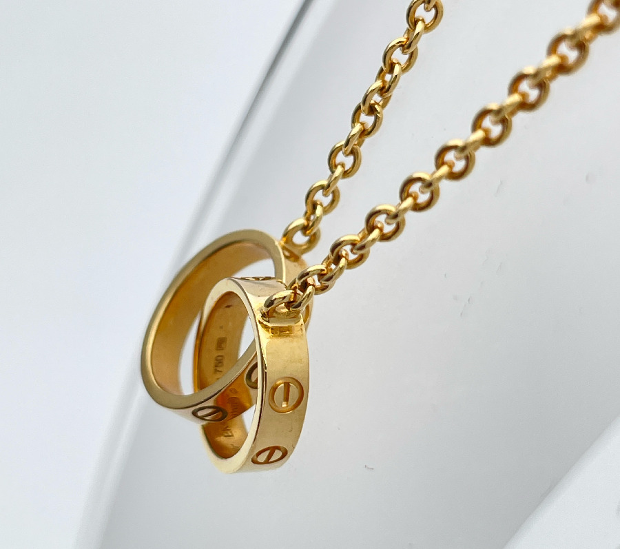 カルティエ Cartier ベビーラブチャーム K18YG 750 ペンダント イエローゴールド 仕上済 Cartier カルティエ ベビーラブ ペンダントトップ チャーム k18YG