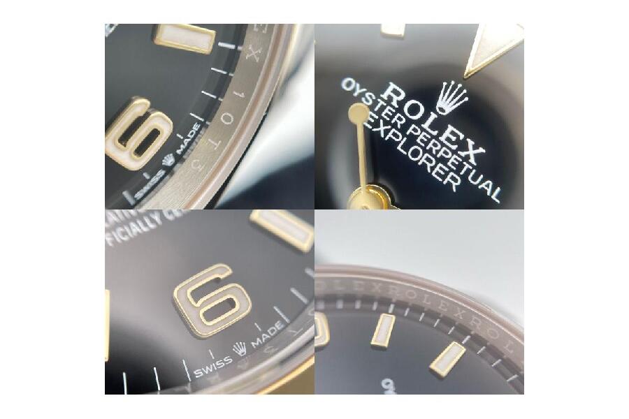 ロレックス エクスプローラー36 124273 SS/YG コンビ：洗練と堅牢の