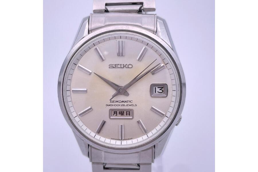 セイコーマチック 6206-8040 自動巻 シルバー文字盤 メンズ