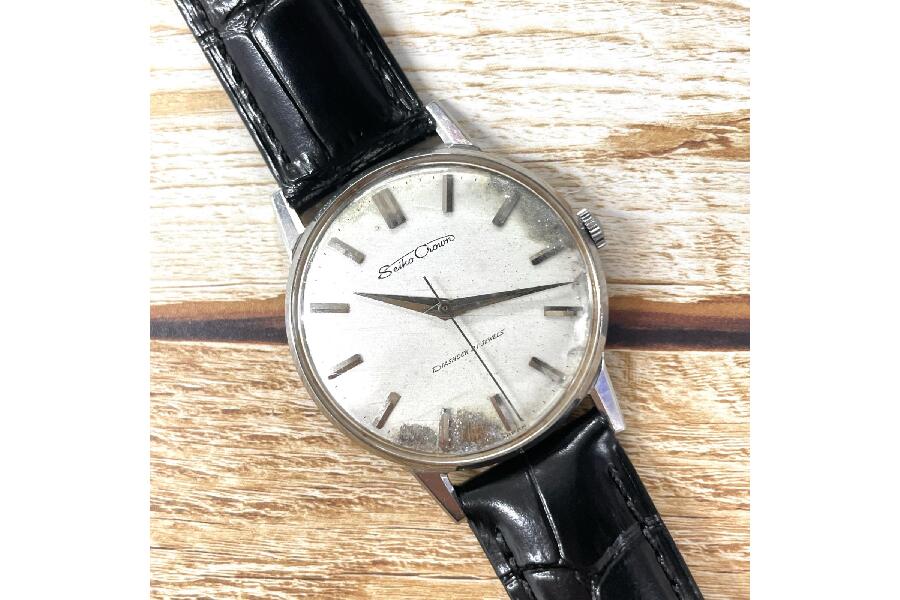 クラリオンガール歴代　掛時計 時を超えて愛される逸品！セイコー クラウン 21石 手巻き腕時計 J14043