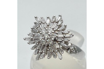 ミキモト パールブローチ K18 7.4g 真珠 9mm 8mm グレー