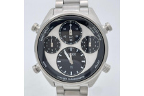 SEIKO セイコー ドルチェ 8B92-0AJ0 電波ソーラー クロノグラフ 白文字