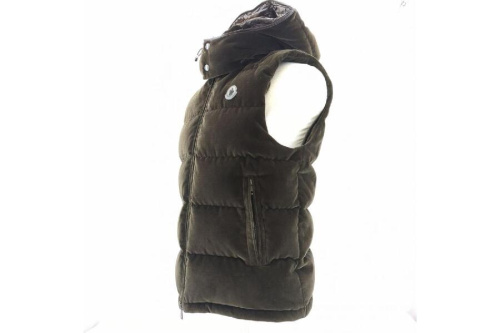 【新年特価】価格改定！MONCLER ダウンベスト ダークブラウン モンクレール ダウンベスト VEXIN GILET ブラウン メンズ サイズ1 2022
