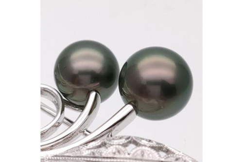 ミキモト パールブローチ K18 7.4g 真珠 9mm 8mm グレー MIKIMOTO 磨き済 中古  入荷しました♪｜2024年04月18日｜静岡県のリサイクルショップ キンバリー藤枝インター店