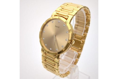 腕時計 純金 ピアジェ K18 金無垢 メンズ 腕時計 125周年記念モデル - リサイクル