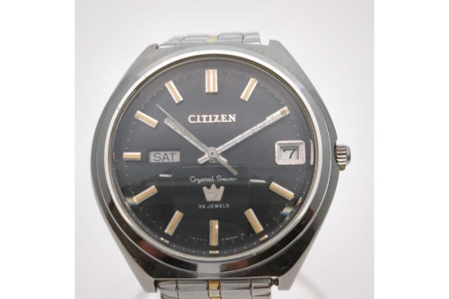【動作品】CITIZEN シチズン クリスタルセブン 自動巻 機械式 シチズン クリスタルセブン 1968年製 自動巻き