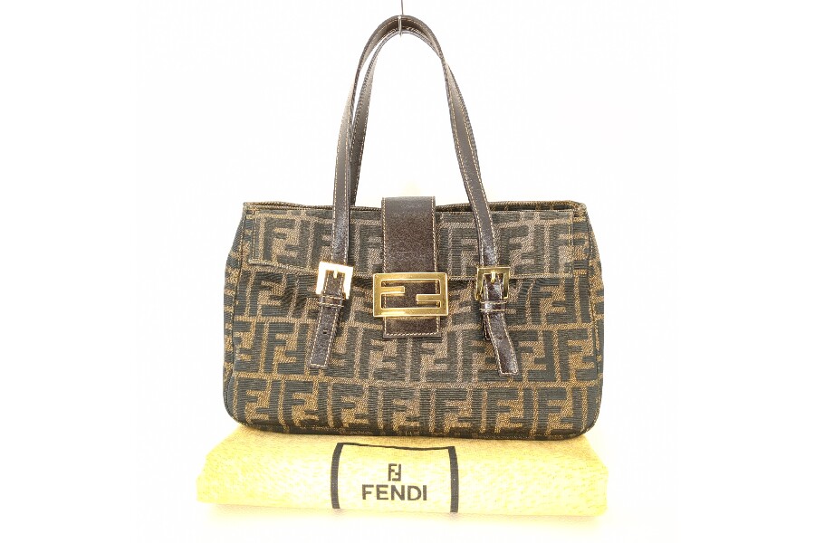 FENDI フェンディ ヴィンテージ 極美品 ズッカ ショルダーバッグ