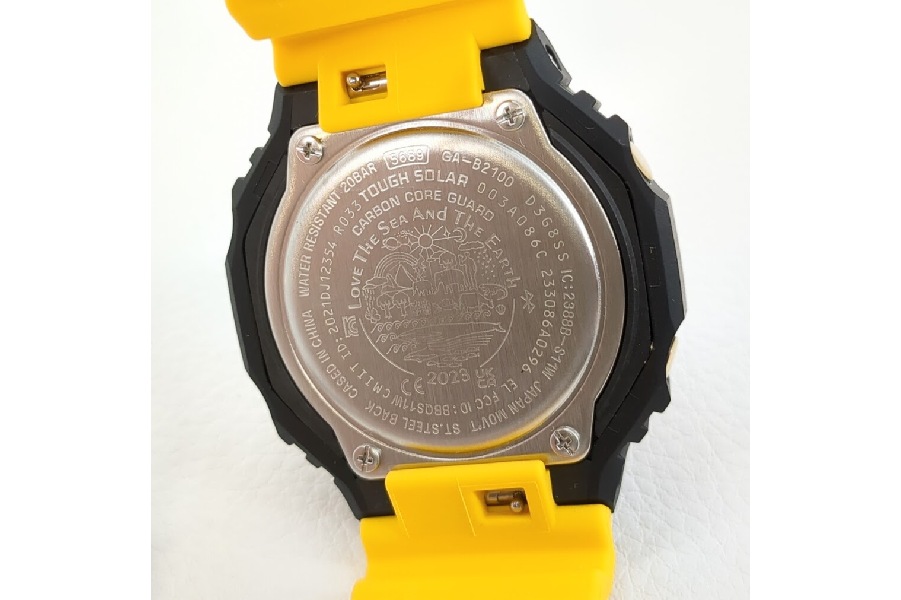 黄色時計 G-SHOCK× アイサーチ・ジャパンのコラボ！GA-B2100 タフソーラー腕時計