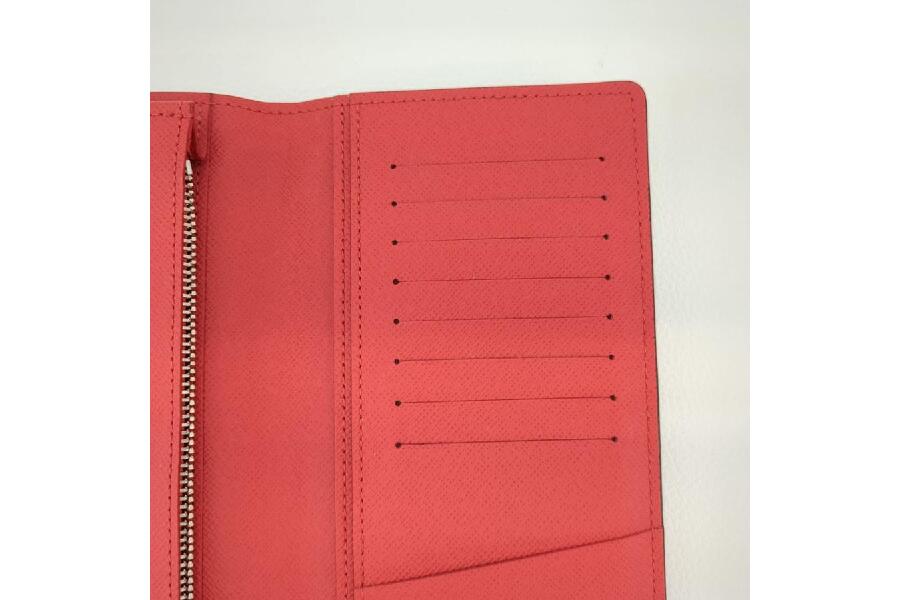 美品 ルイヴィトン 長財布 タイガ ポルトフォイユ・ブラザ