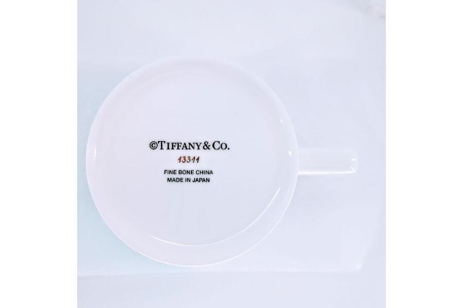 美品 ティファニー カップ&ソーサー カラーブロック 13311 美品 ティファニー カップ&ソーサー カラーブロック 13311