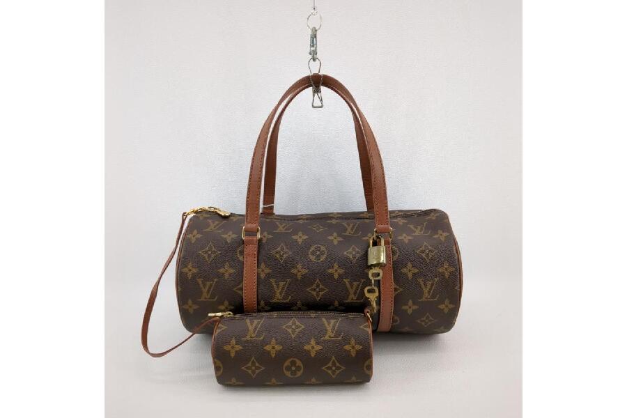 極美品ルイヴィトン パピヨン 30 モノグラム ミニポーチ付き