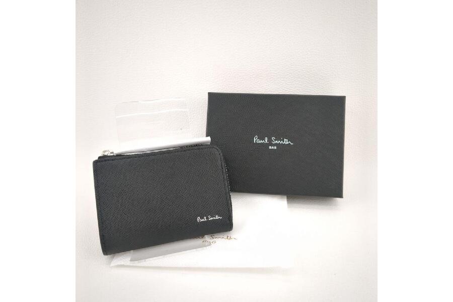 値下げ　未使用品　ポールスミス　コインケース　小銭入れ　ダークグリーン　箱付き Paul Smith ポールスミス カードケース コインケース 小銭入れ