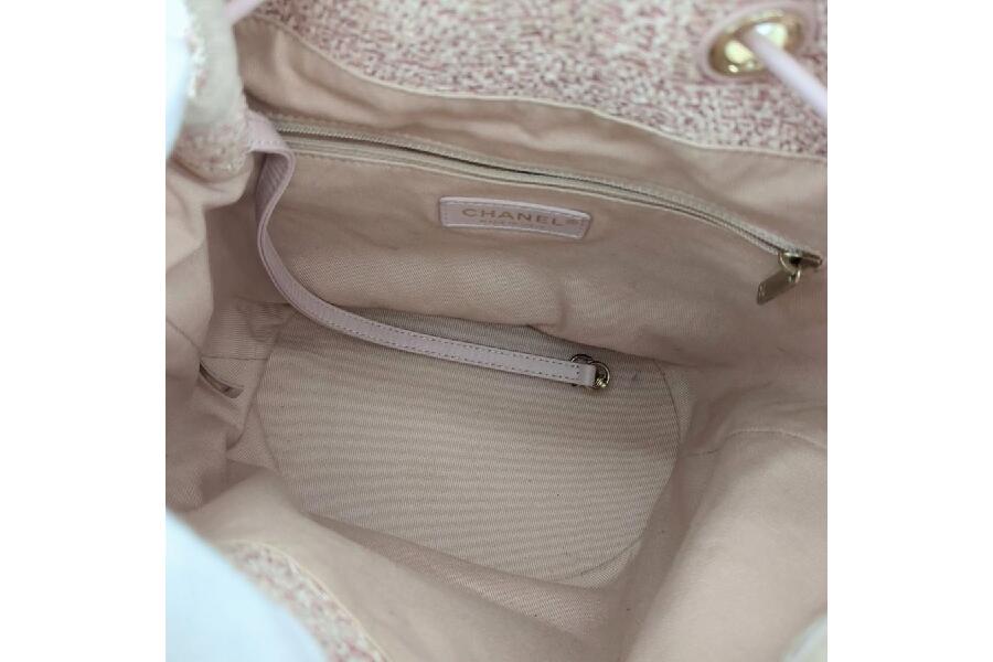 CHANEL シャネル ドーヴィル 巾着 ショルダーバッグ A57536 ピンク