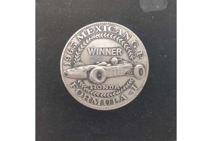いラインアップ ホンダ F1 1965年メキシコグランプリ優勝記念 純銀製コインをご コレクション