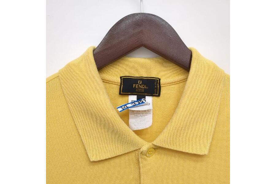 FENDI 半袖ポロシャツ 鮮やかなイエローのヴィンテージ感 #入荷