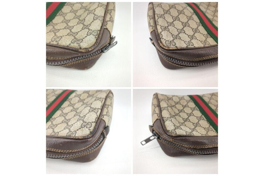 GUCCIシェリーライン レザー小物（使用感あり） #入荷しました
