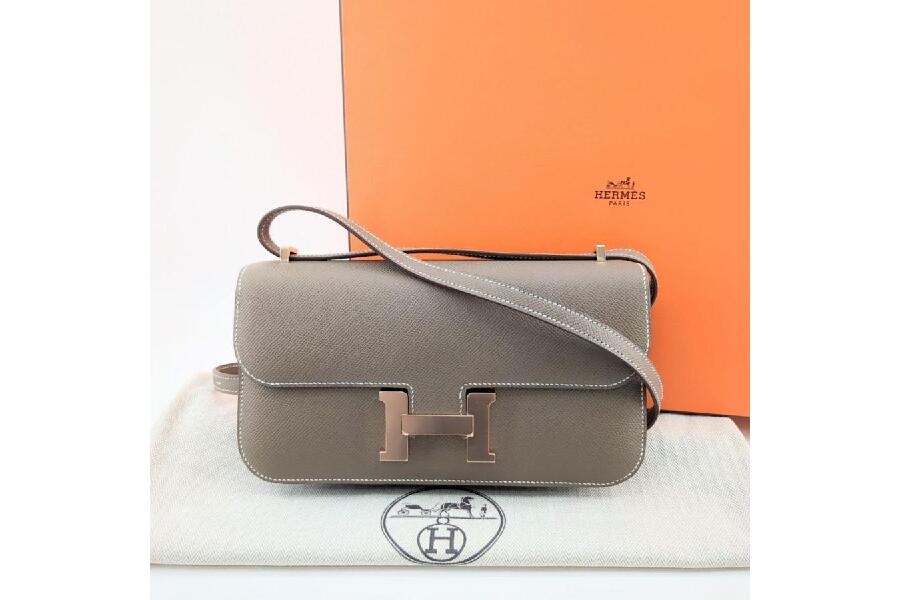 希少未使用！HERMESコンスタンス エラン エトゥープバッグ #入荷