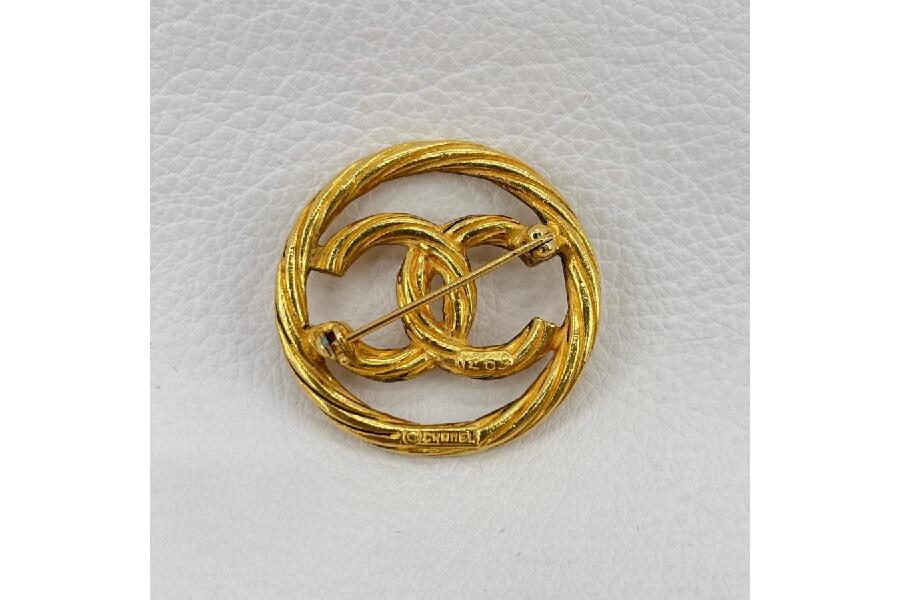 CHANEL シャネル ココマークサークルブローチ ゴールド #入荷しました