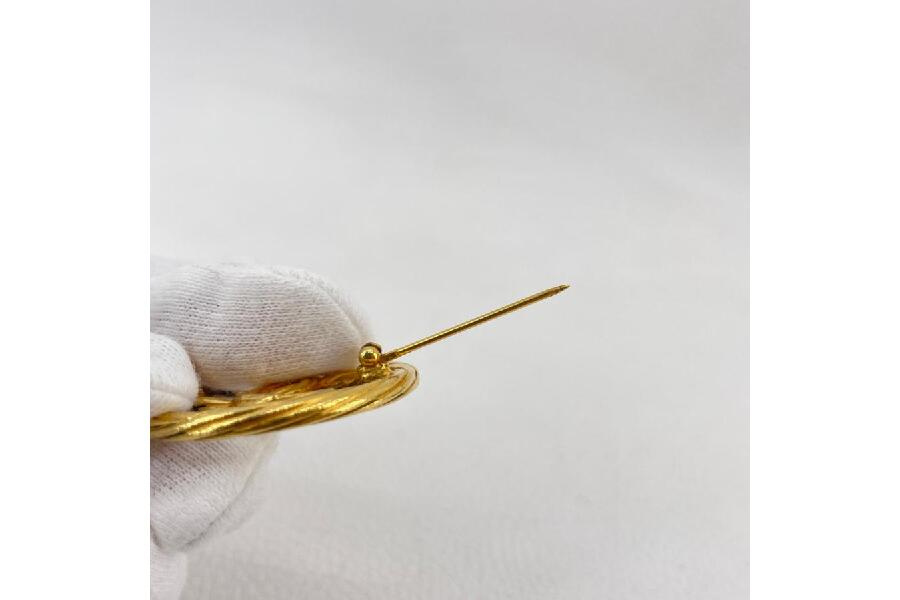 CHANEL シャネル ココマークサークルブローチ ゴールド #入荷しました